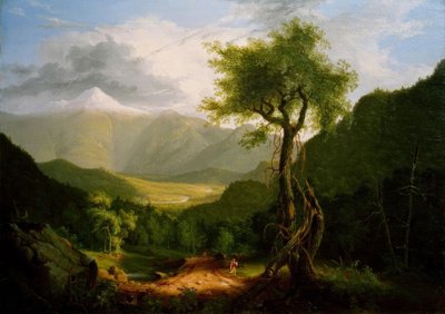 Vue dans les Montagnes Blanches - Thomas Cole